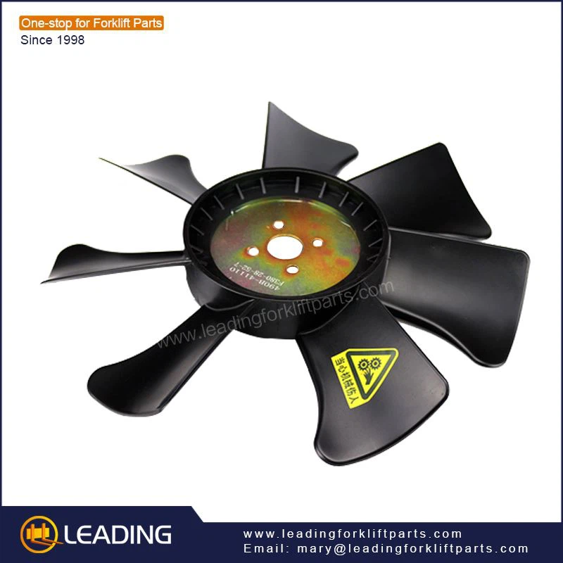 Forklift fan blades