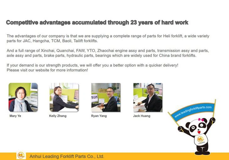 7. Anhui leading forklift parts co., ltd
