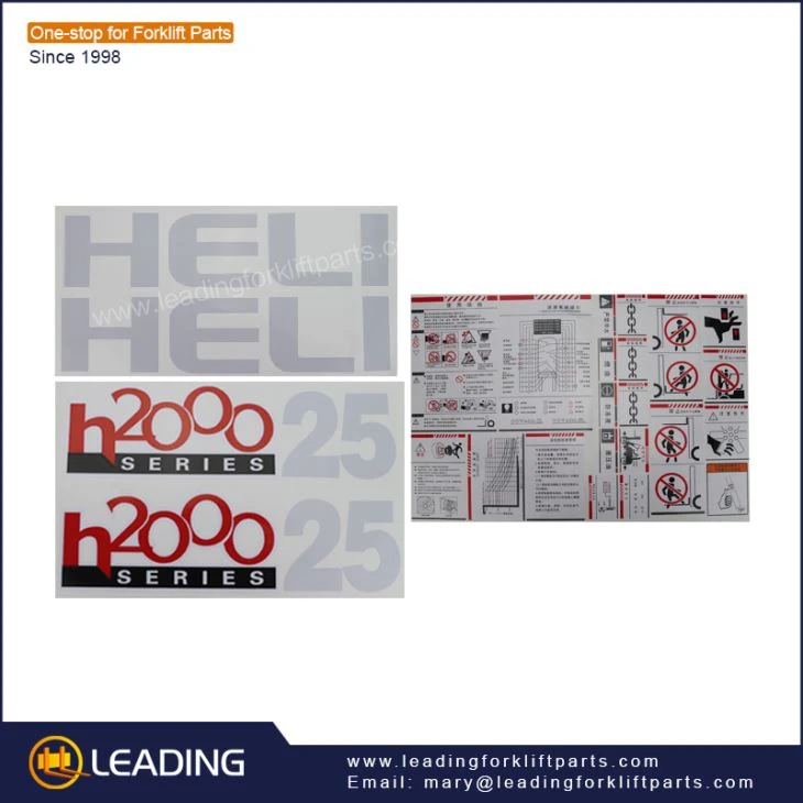 Heftruck stickerset