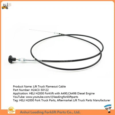 Flameout-kabel voor vorkheftrucks