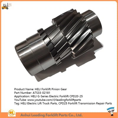 Forklift Pinion -uitrusting|Versnellingsbak spiraal schuine uitrusting|Heli Electric Lift Truck Parts|CPD25 vorkheftruck transmissie reparatieonderdelen